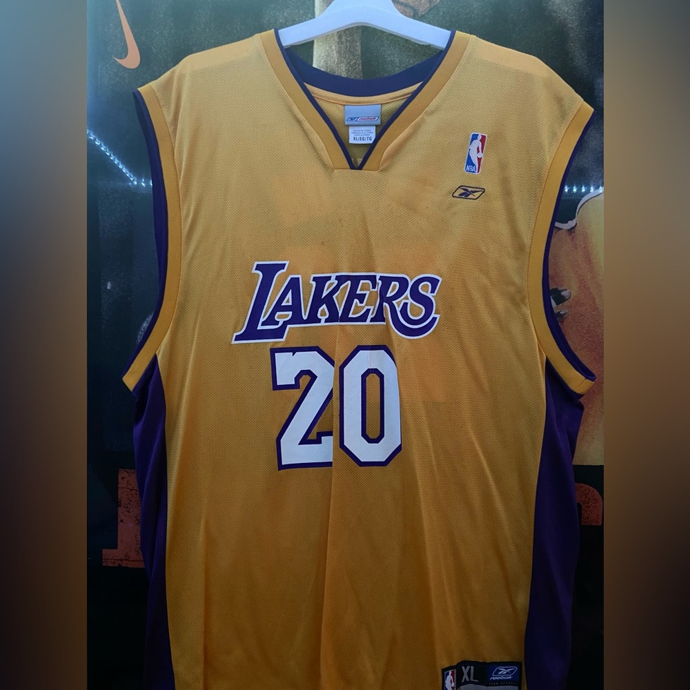2000s Gary Payton Signed Authentic Jersey